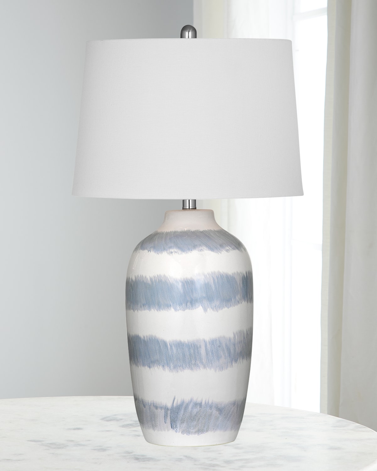 Katherine Noble By Bmc Harper 28" Table Lamp In Gray