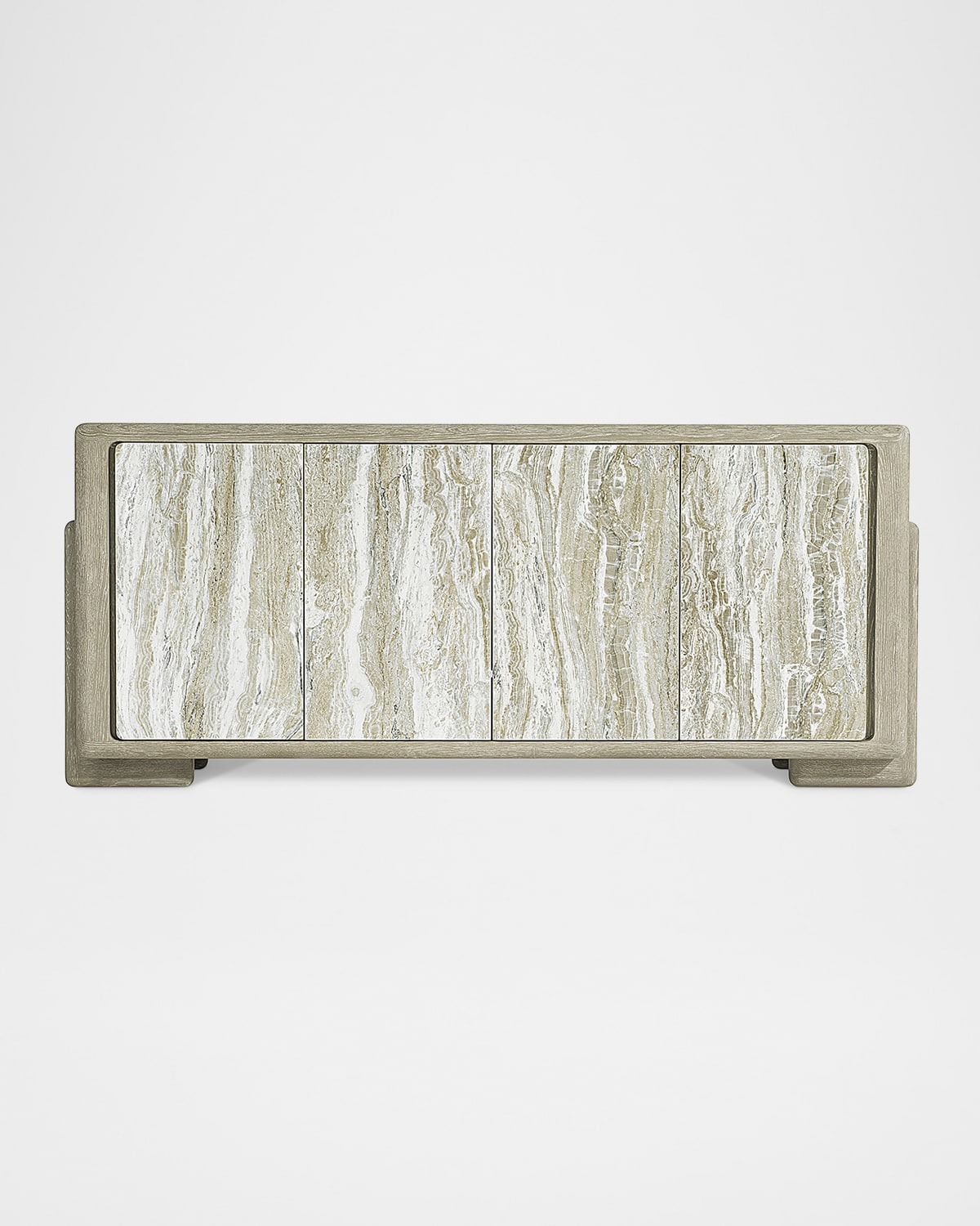 Bernhardt Arcadia Entertainment Credenza In Kalta Stone Finish