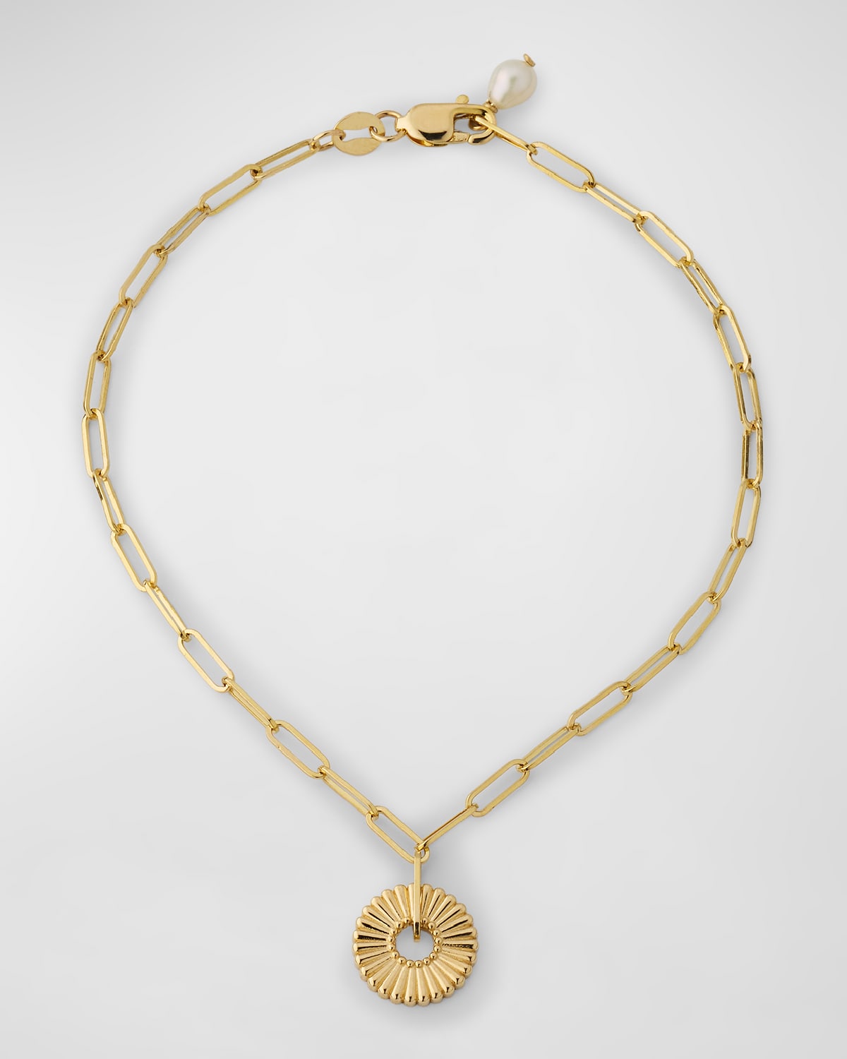 14K Yellow Gold Bloom Link Bracelet