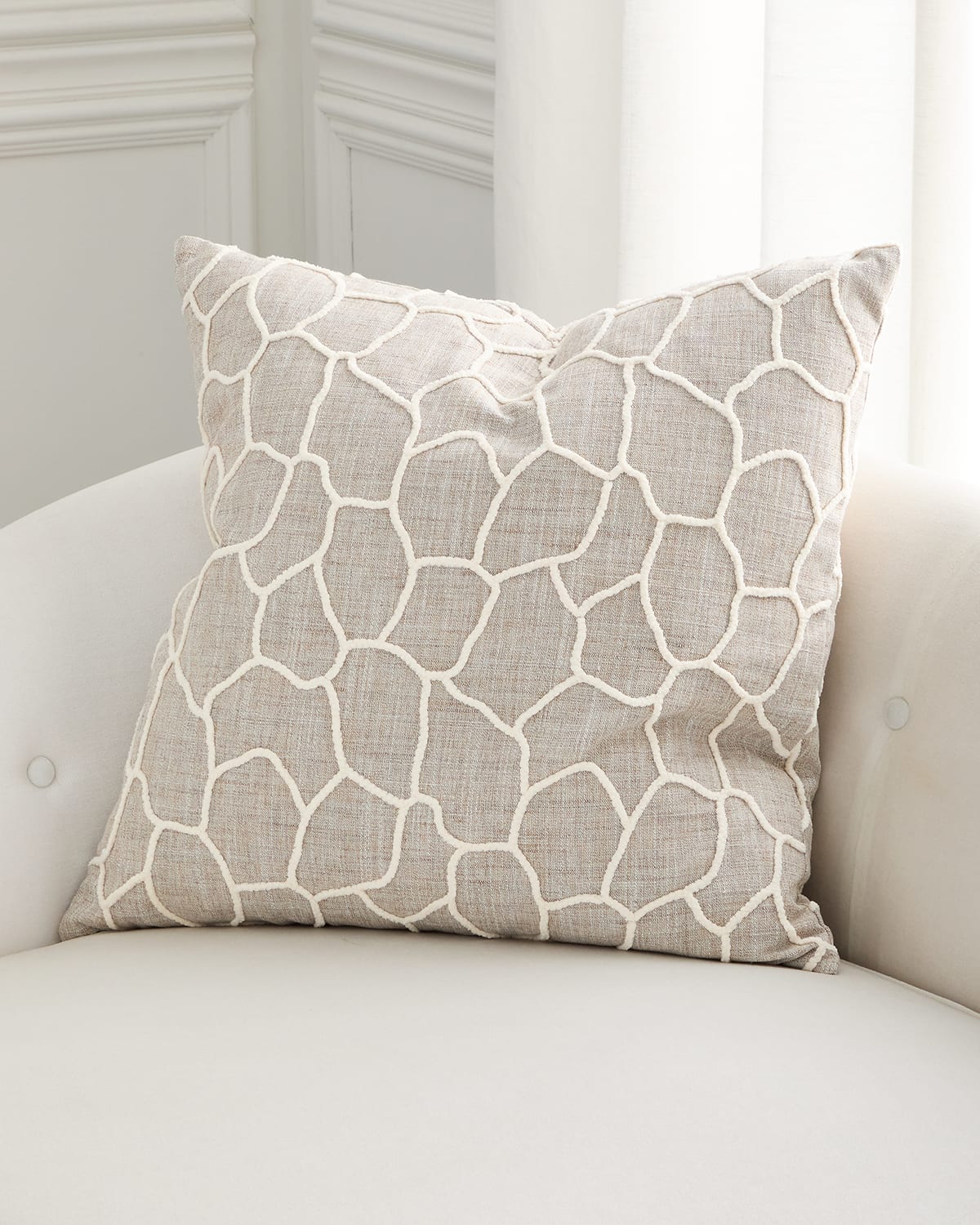 D.v. Kap Home Alger Animal Printed Decor Pillow In Flax