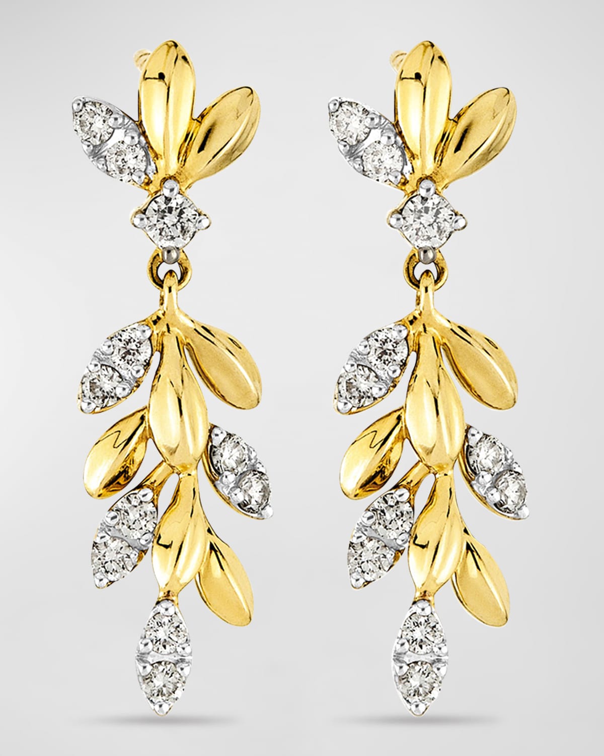 Secret Garden Diamond Drop Earrings