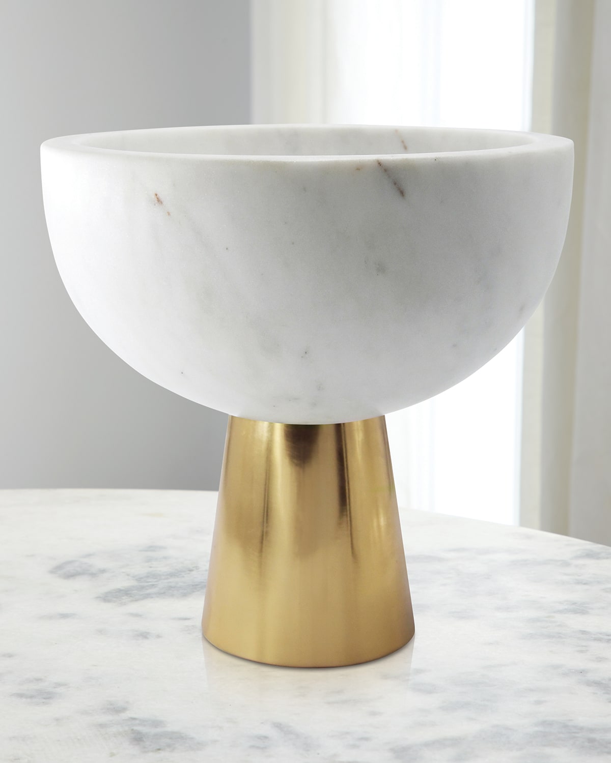 Worlds Away Large Reve Bowl In White