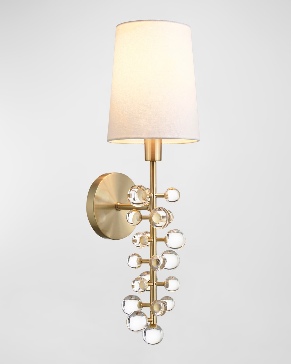 Worlds Away Lottie Sconce In Gold