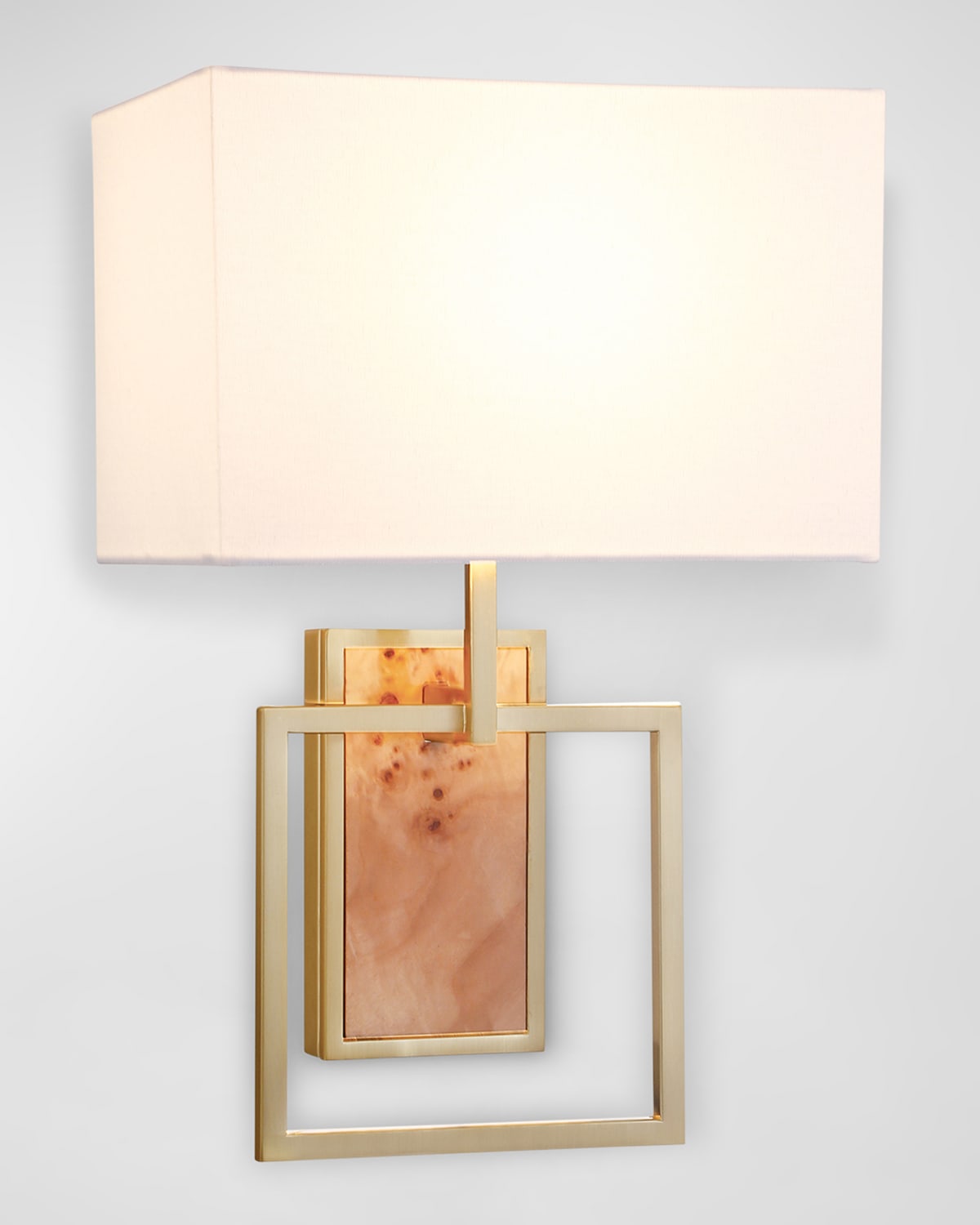 Worlds Away Trace Sconce In Brown