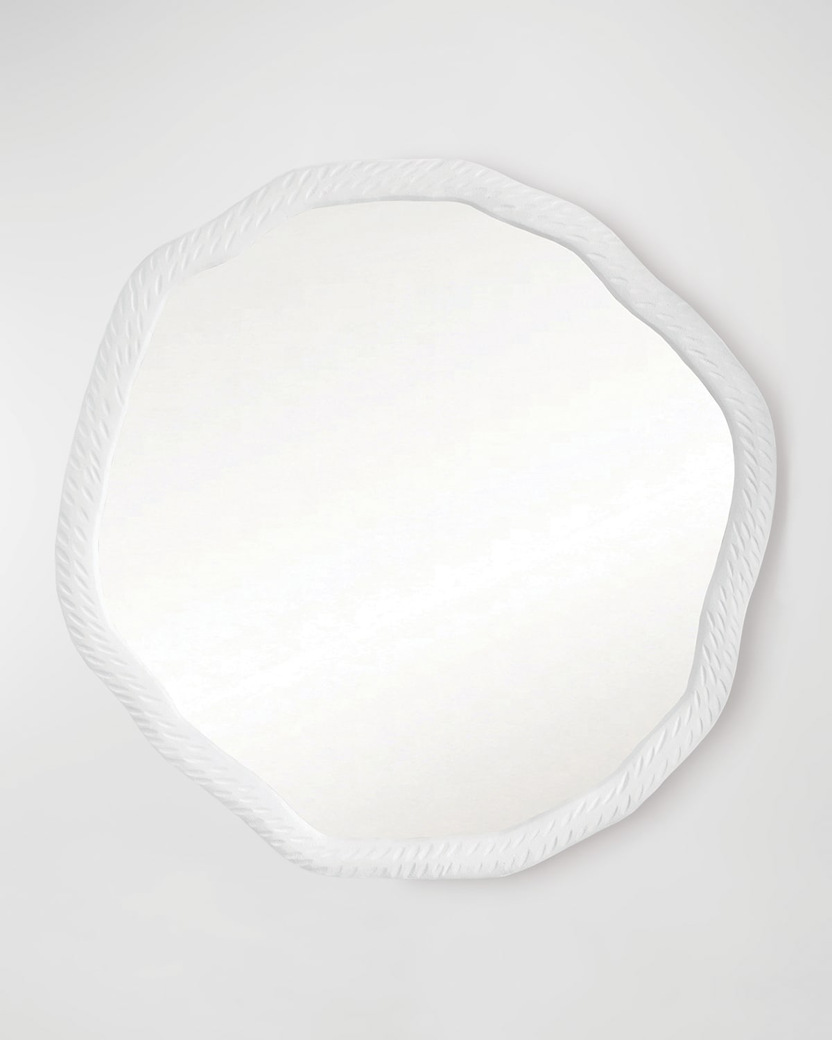 Worlds Away Cadence Mirror In White