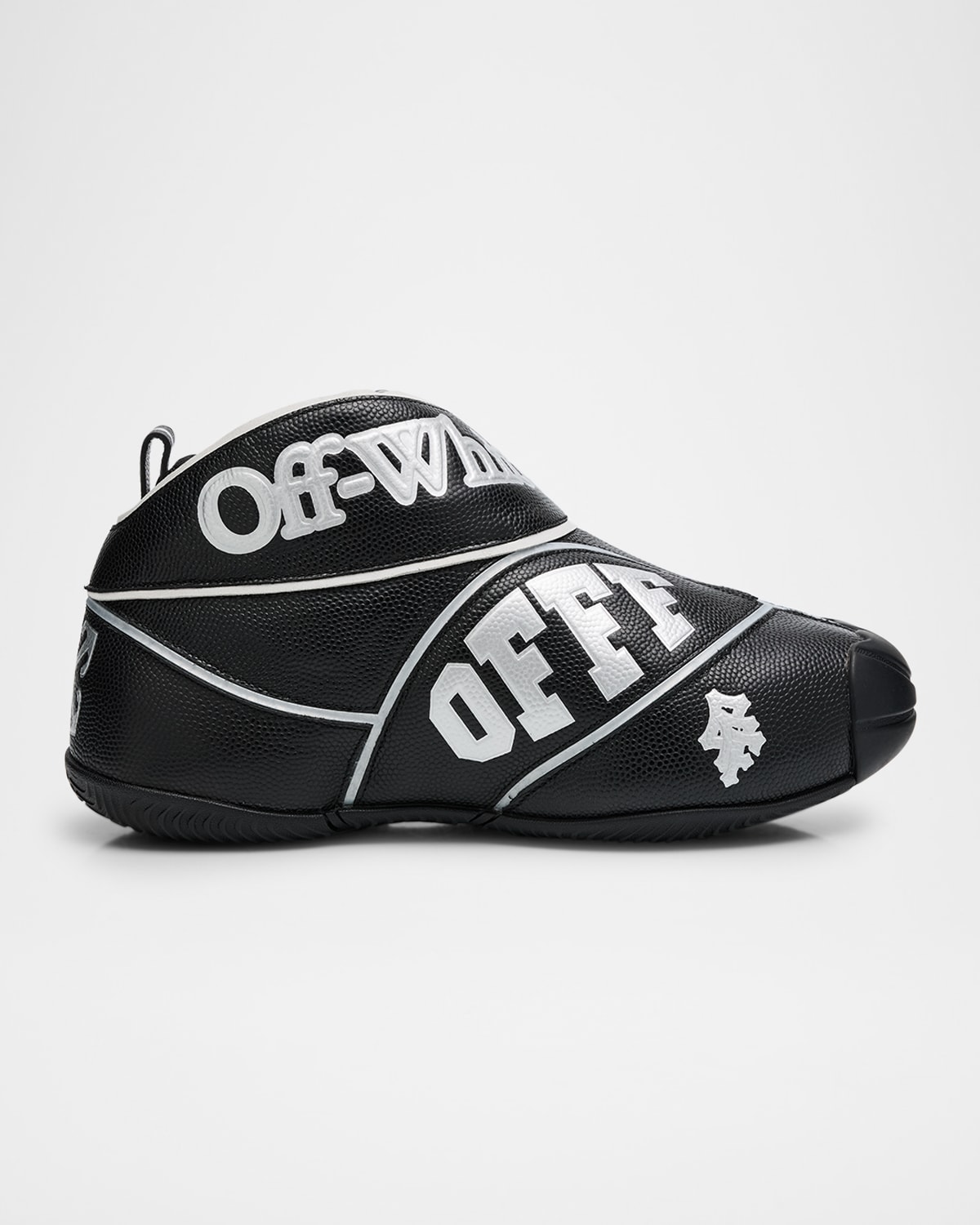 Off-white The Ball Sneakers In Black Silver