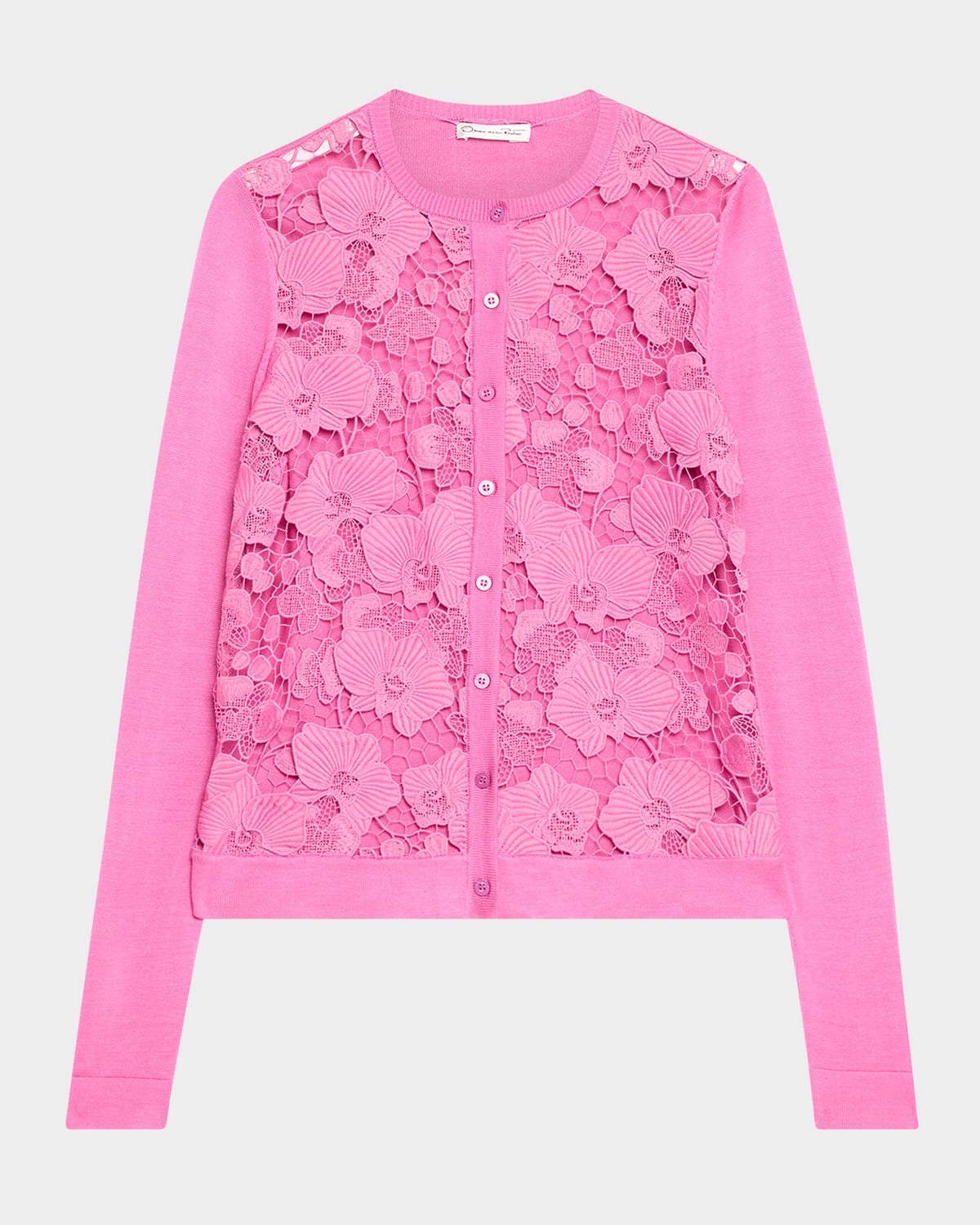 Orchid Guipure Inset Cardigan