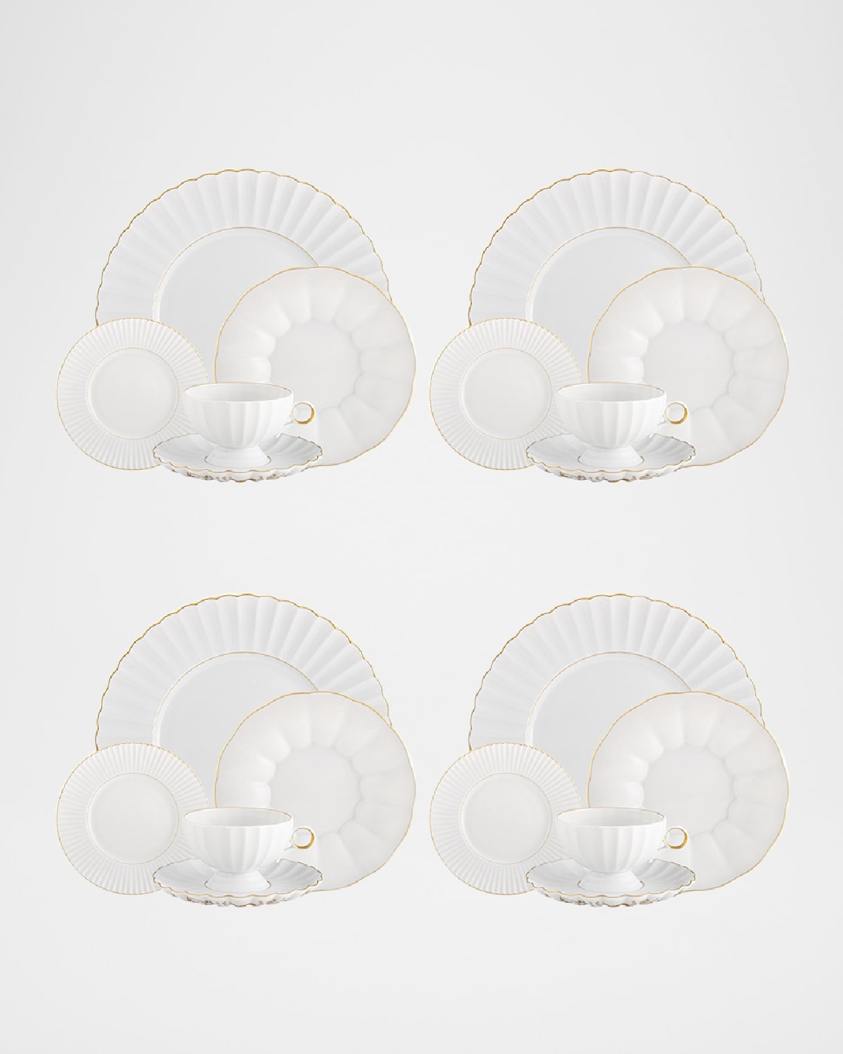 Vista Alegre 200 Anos 20-piece Dinnerware Set In White
