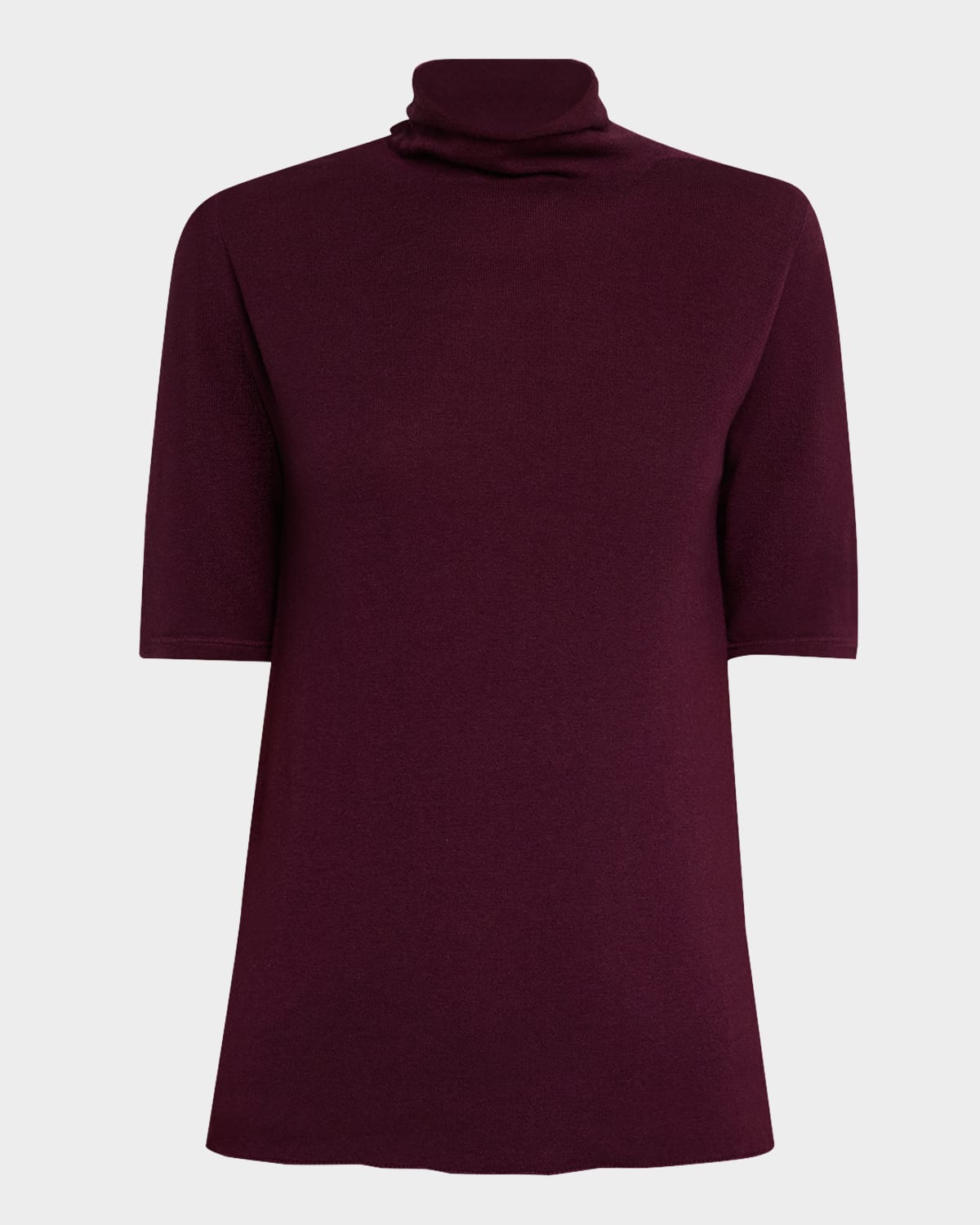 Majestic Machine Washable Cashmere Turtleneck In Prune