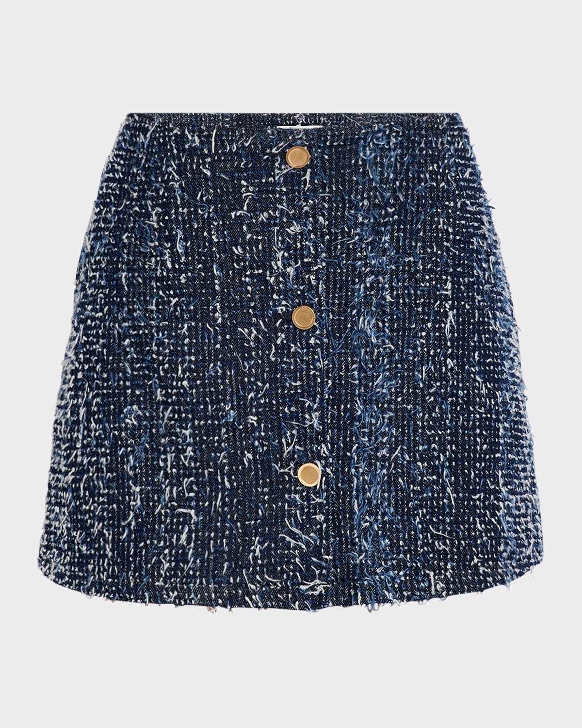 Frame Denim Boucle Mini Skirt In Magic