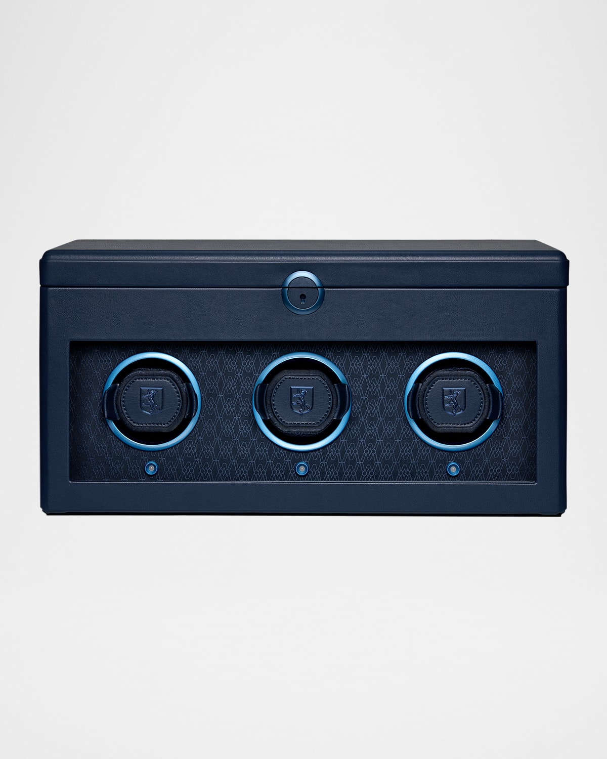 Wolf Earth Triple Watch Winder In Midnight Blue