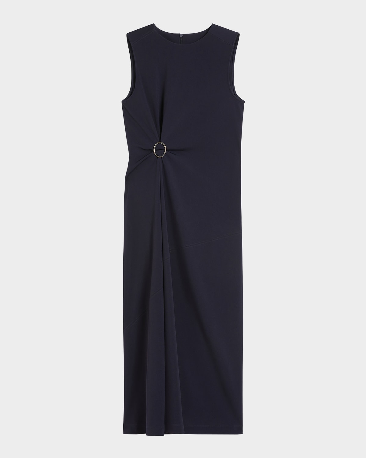 Losanna Gathered Sleeveless Midi Dress