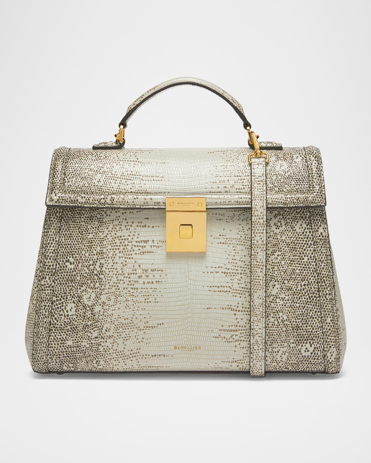 Demellier The Paris Midi Leather Top-handle Bag