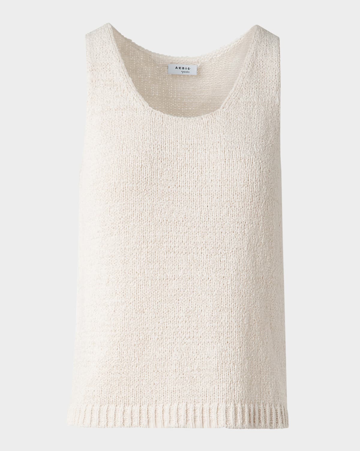 Summer Tweed Knit Sleeveless Top