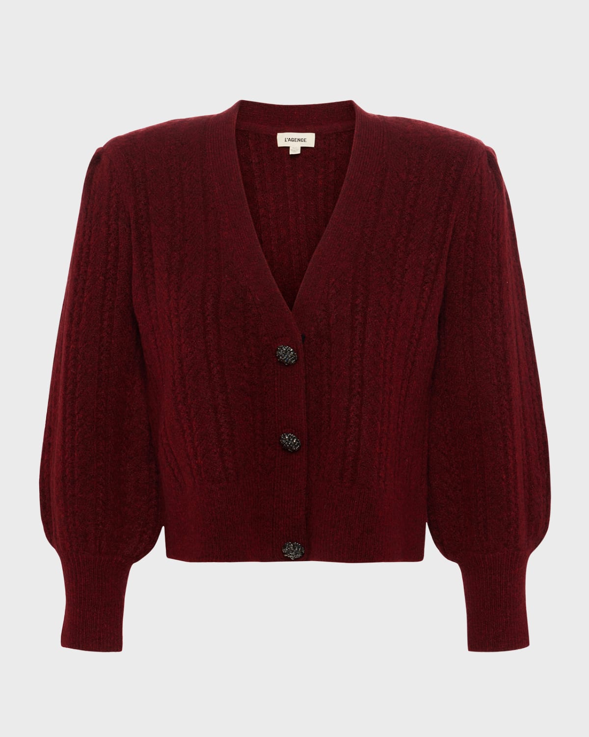 L Agence Talulla Cardigan In Syrah