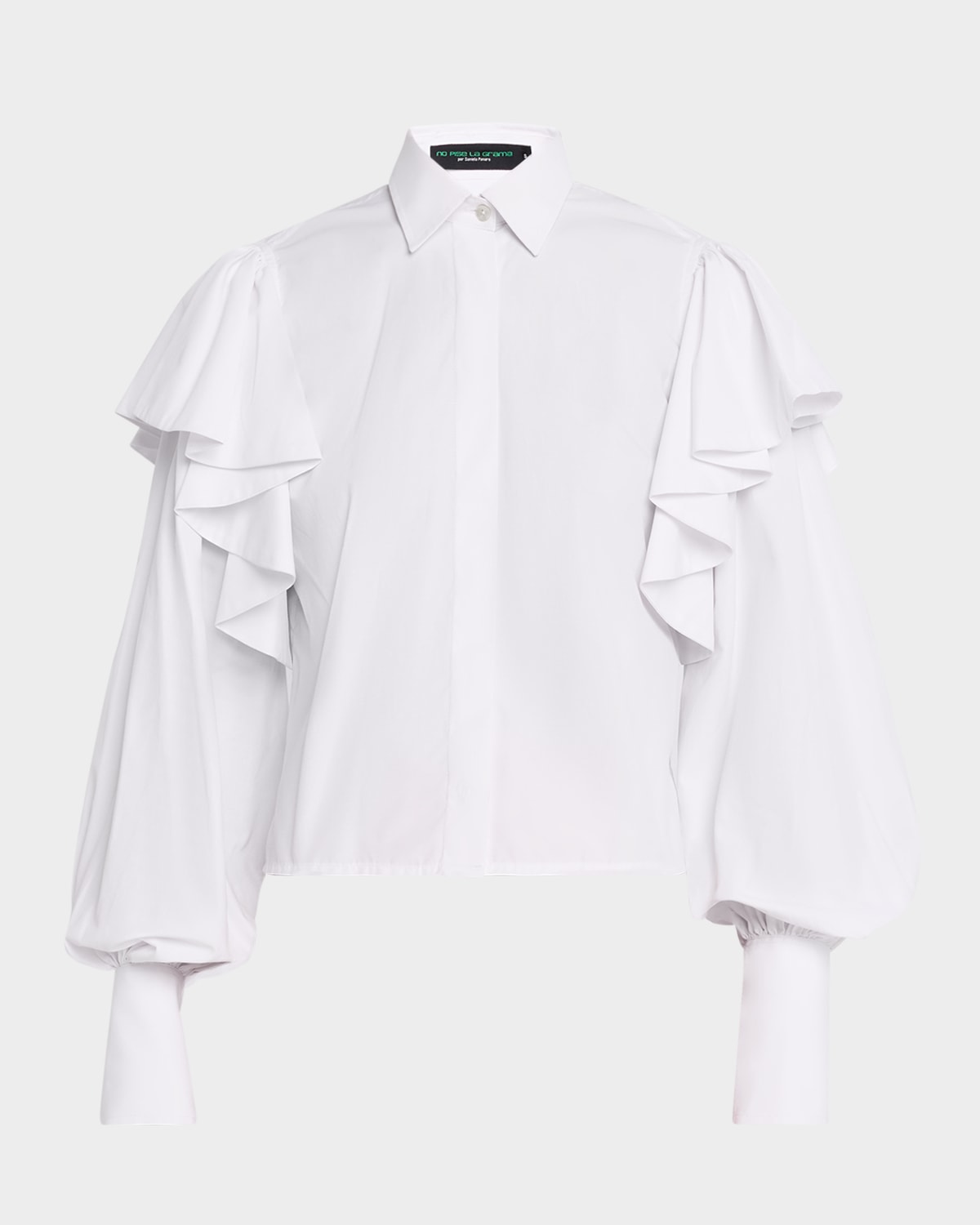 La Sabana Ruffle Long-Sleeve Shirt