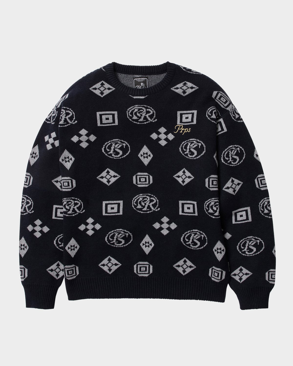 Men's Intarsia Icons Sweater