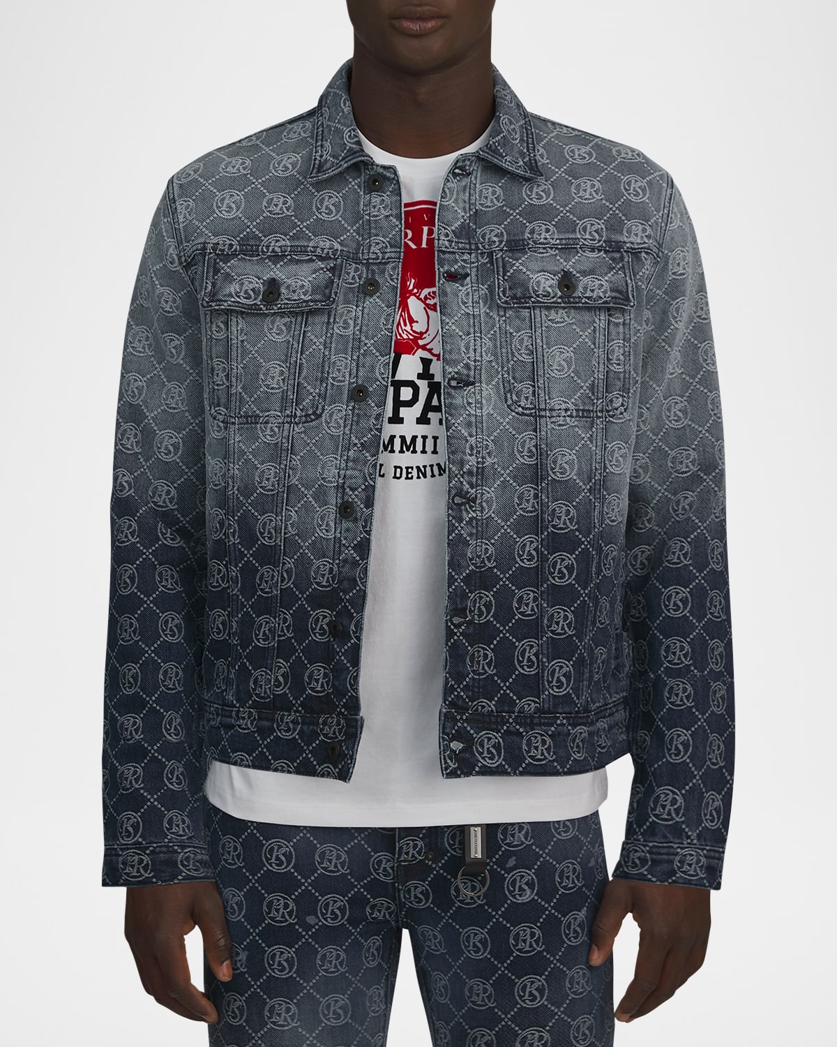 Men's Purgatory Monogram Denim Jacket