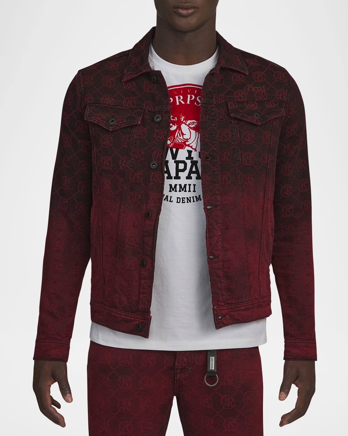 Men's Purgatory Gradient Monogram Denim Jacket