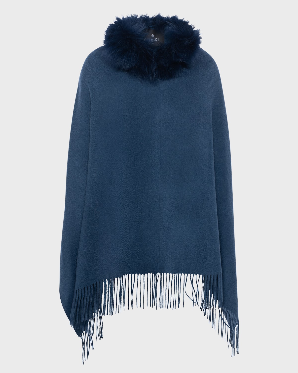 Cashmere & Lamb Shearling Stole