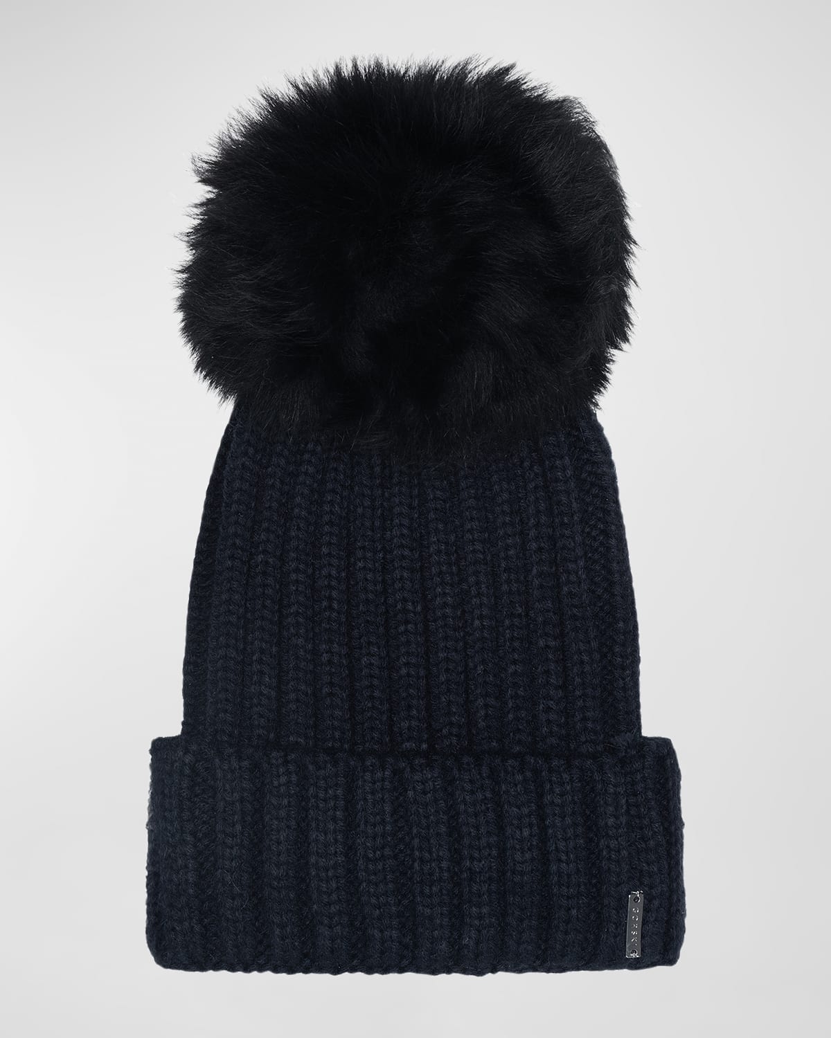 Select Knit Beanie with Lamb Pom