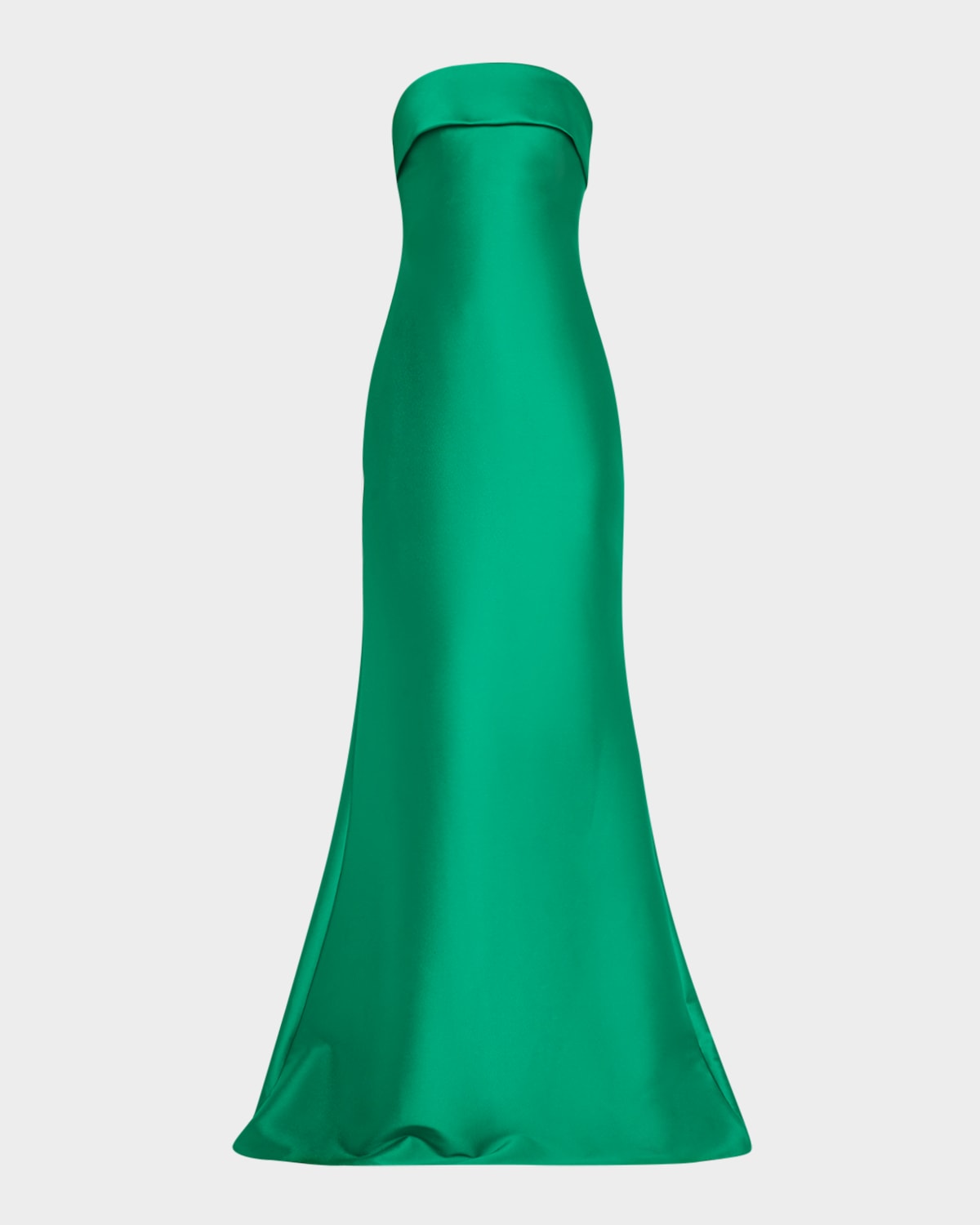 Strapless Bow-Back Mermaid Gown