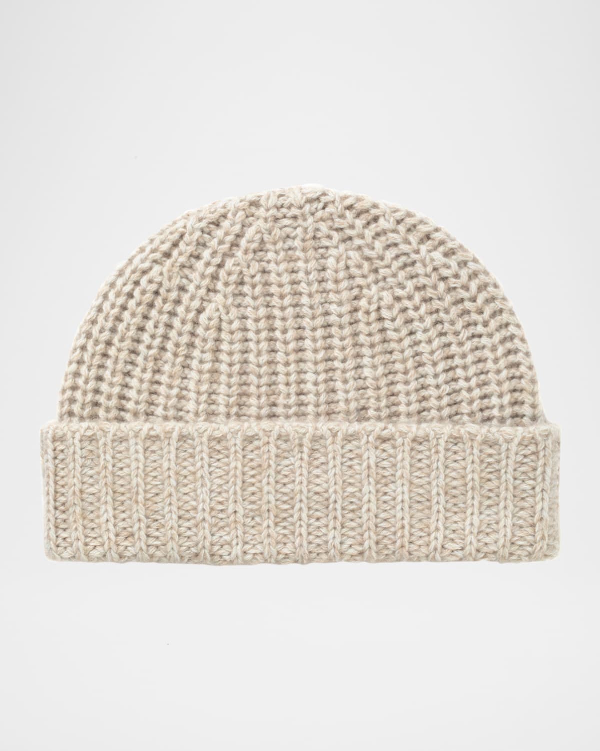 Ribbed Cashmere Beanie