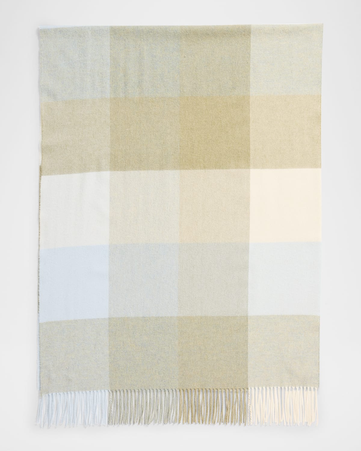 Cashmere Check-Print Scarf