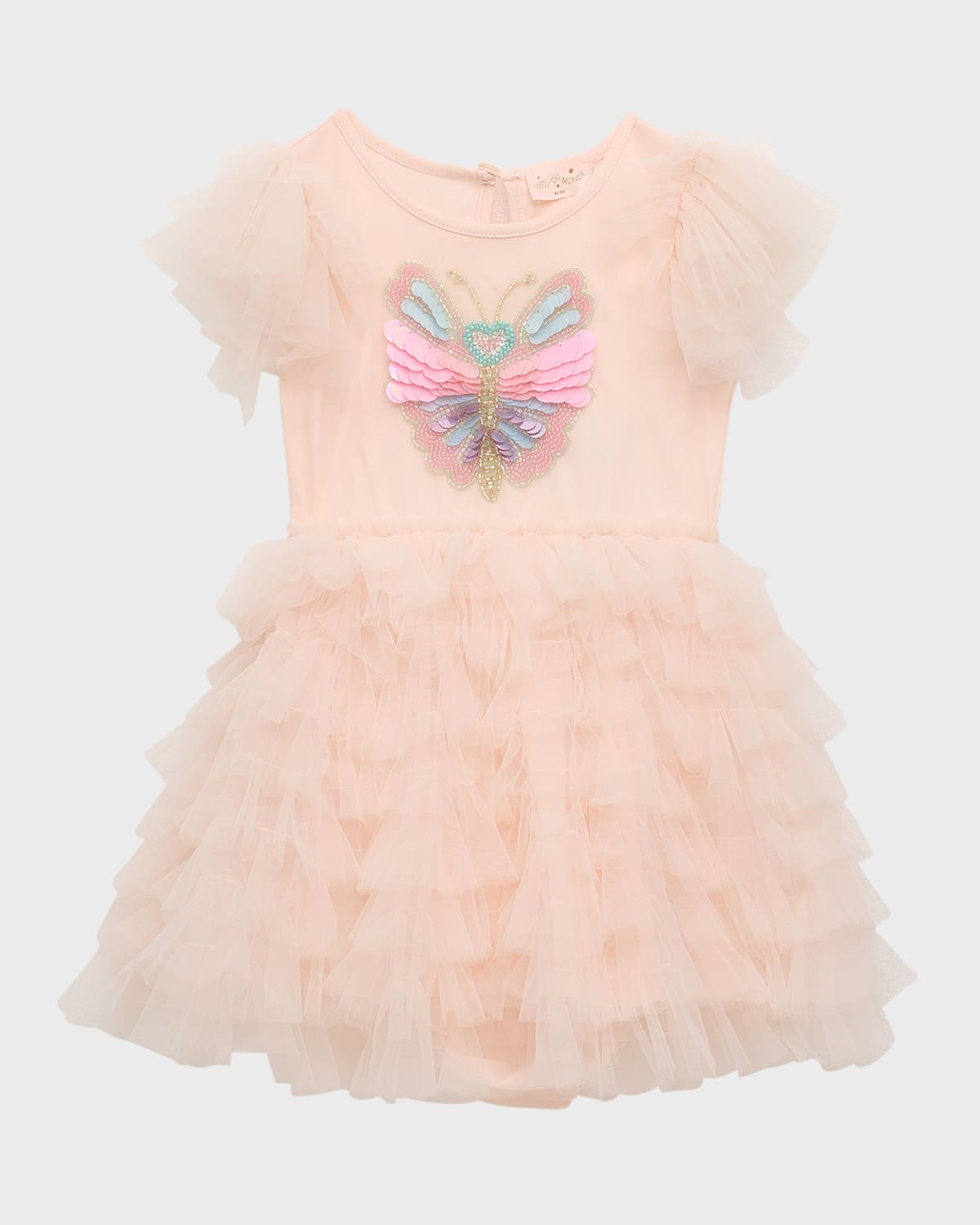 TUTU DU MONDE GIRL'S BEBE KALEIDOSCOPE EMBELLISHED TUTU DRESS 