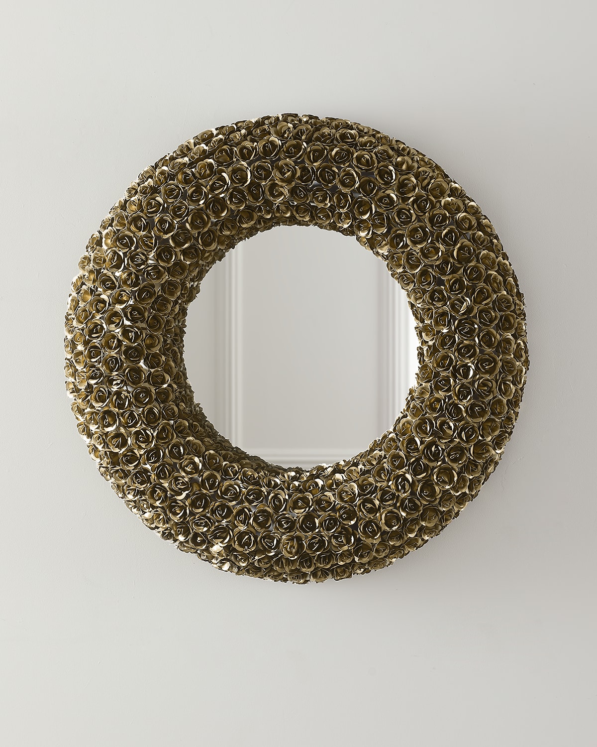 Neiman Marcus Rose Mirror In Gold