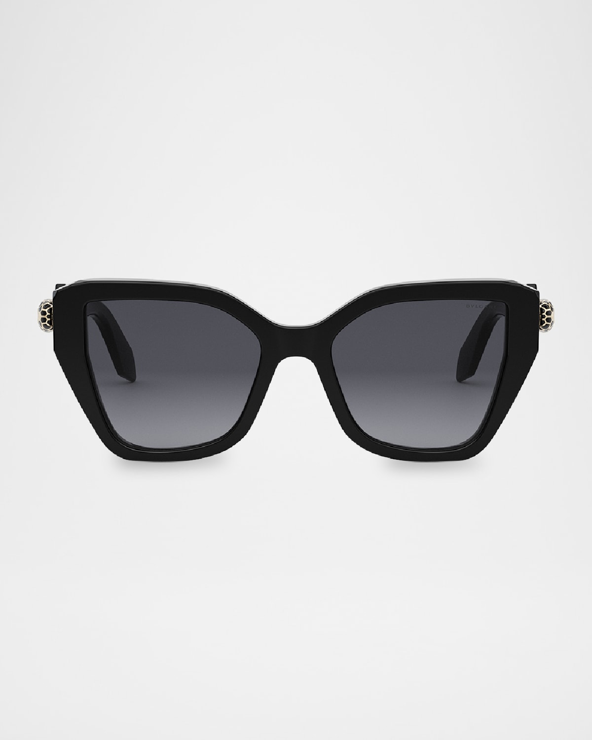 Bvlgari Serpenti Forever Bv40044i 01a In Shiny Black  Gradient Smoke