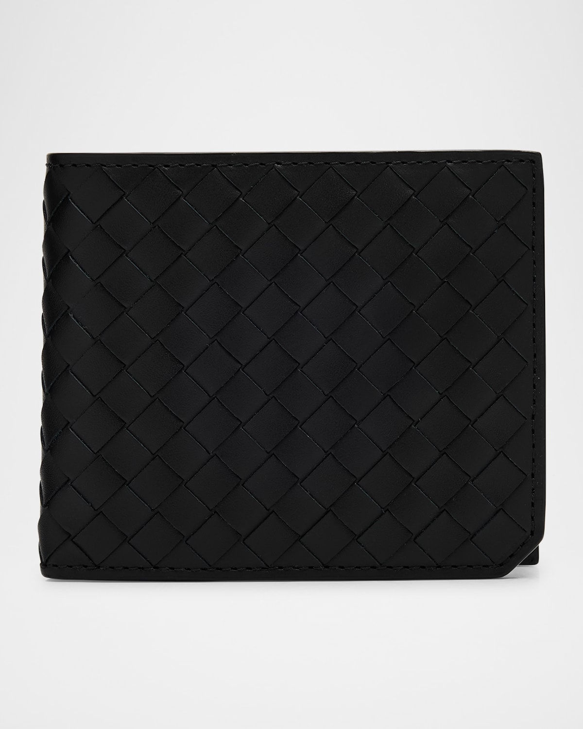 Men's Intrecciato Piccolo Bifold Wallet With Coin Purse