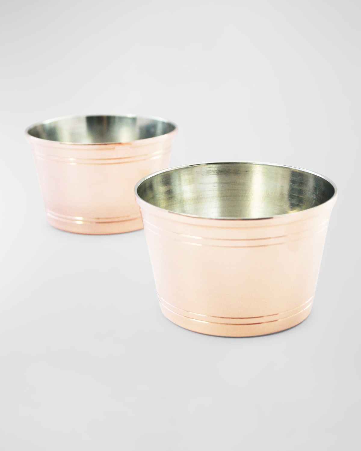 Coppermill Kitchen Vintage Inspired Bar Bowls, Set Of 2 In Copper