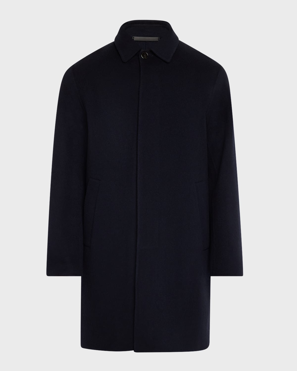 Theory Men's Car Coat In Luxe New Divide In Baltic