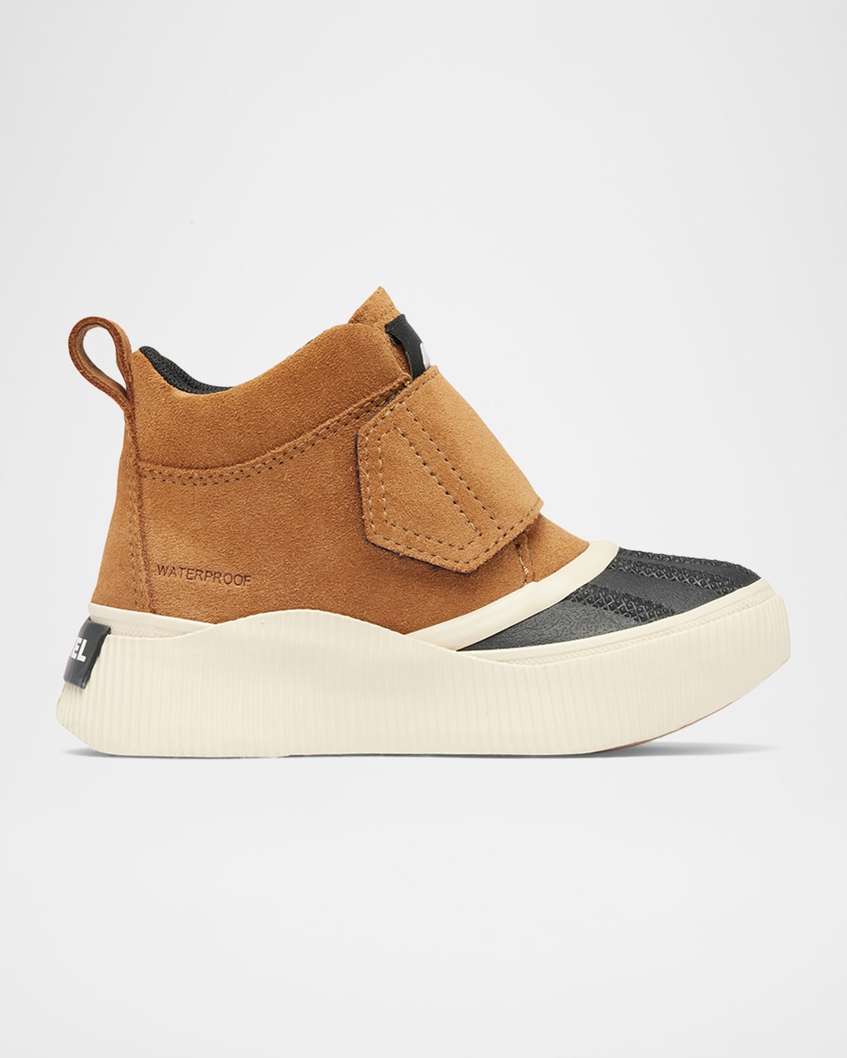 Sorel Kid's Out N About Waterproof Suede Boots, Toddlers/kids In Taffy Black