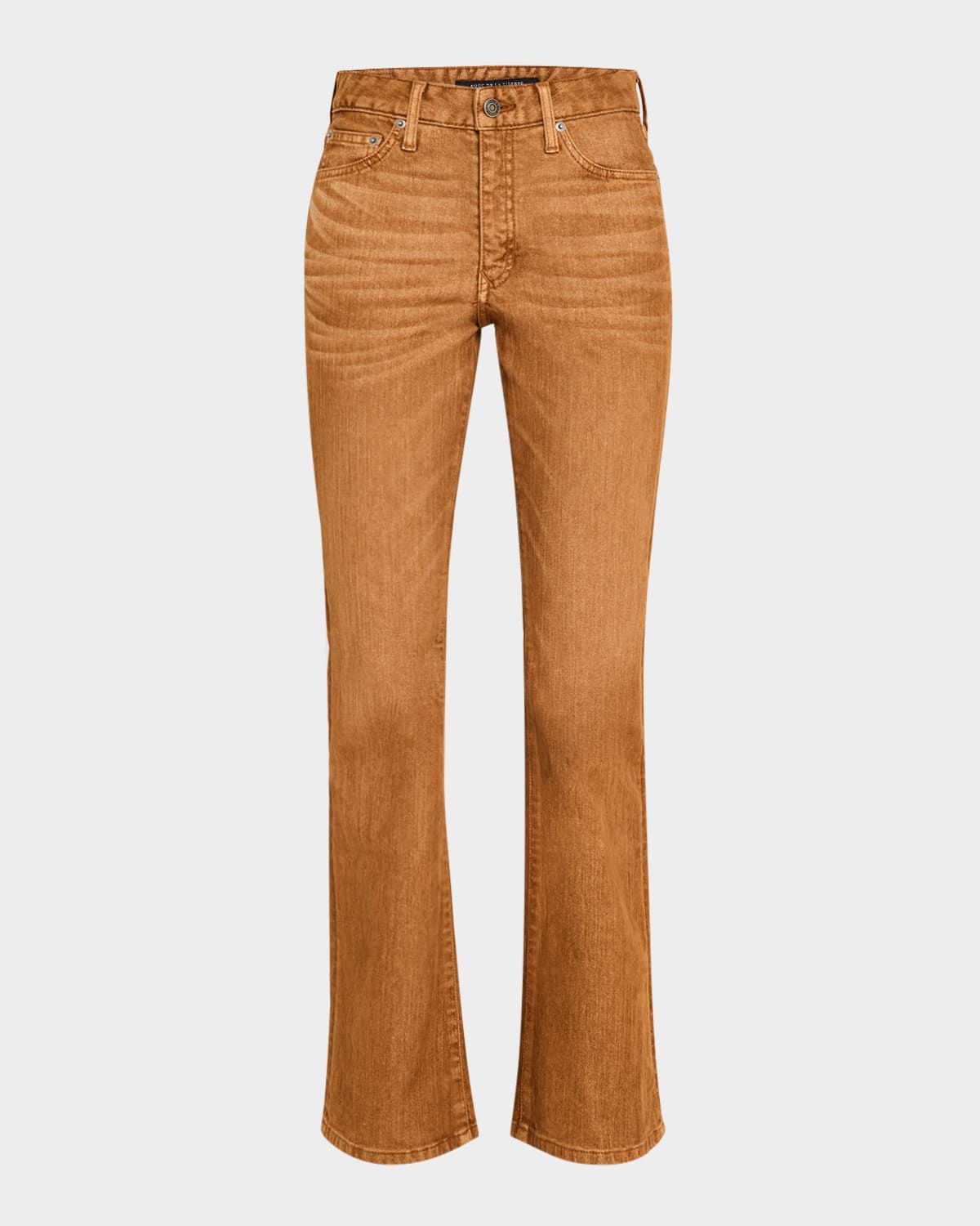 Cout De La Liberte Camila Mid-Rise Twill Bootcut Pants