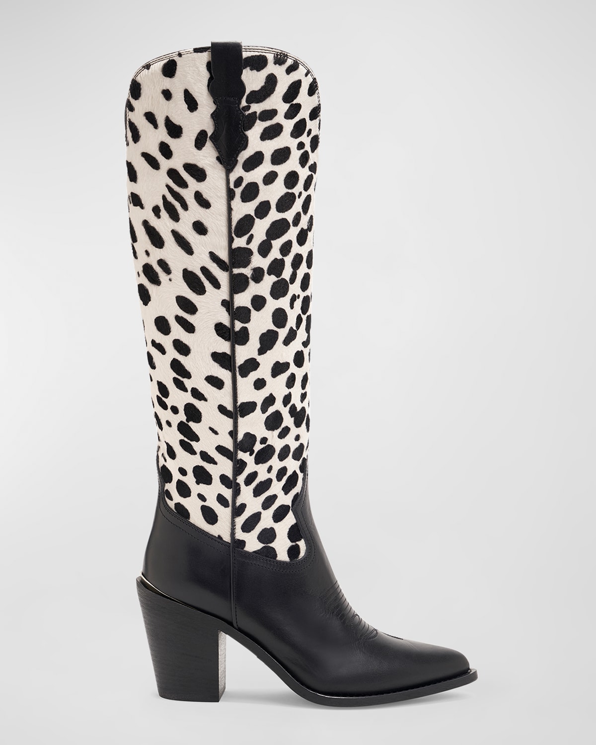 PARTLOW JULIEN ANIMAL-PRINT WESTERN BOOTS 