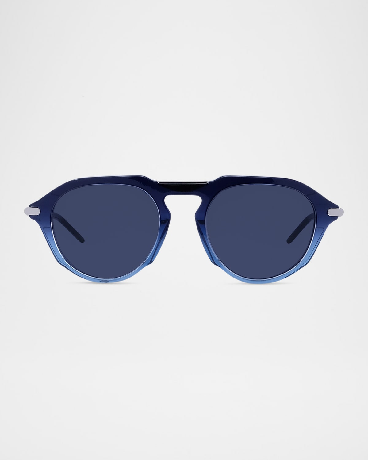 Givenchy Men 's GV One Acetate and Nylon Round Sunglasses