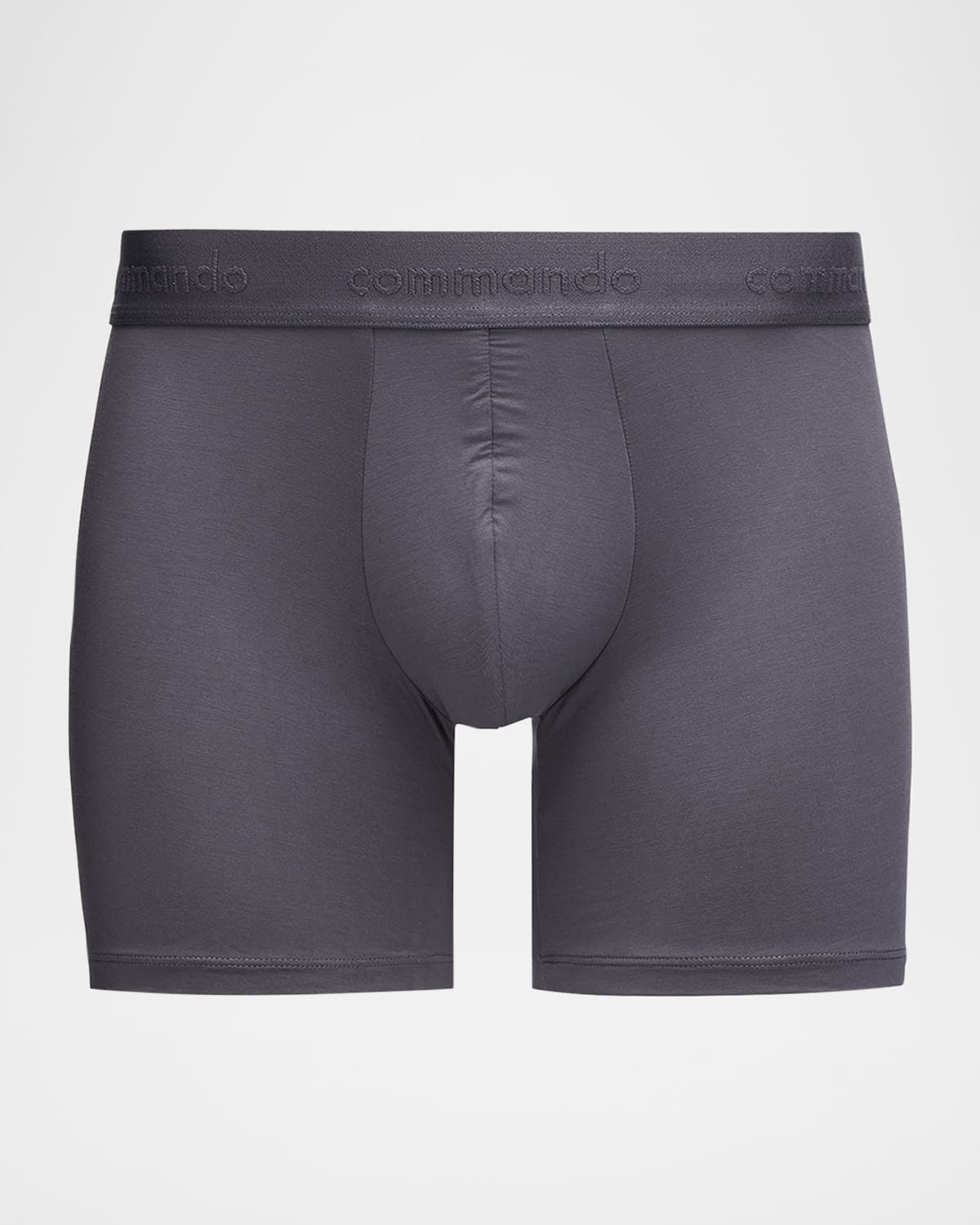 Commando Men's Micro-modal Boxer Briefs In Tnm-titanium