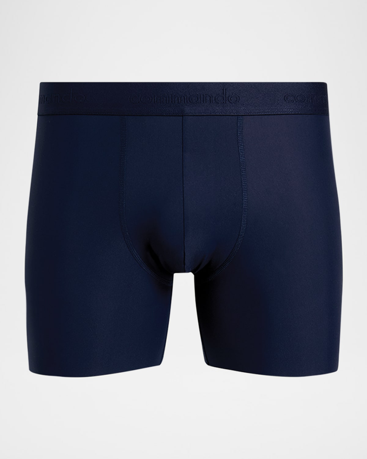 Commando Men's Original Microfiber Boxer Briefs In Blue