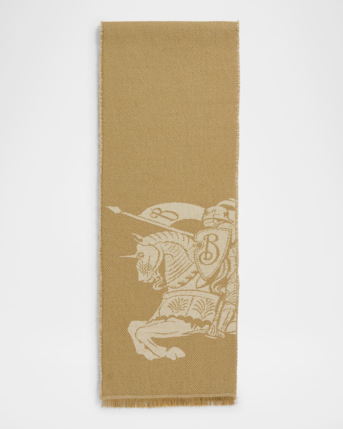 BURBERRY MEN'S DENIM-EFFECT EKD SCARF 