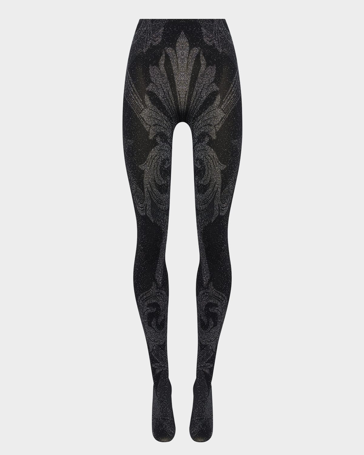 Etro Metallic Jacquard Tights