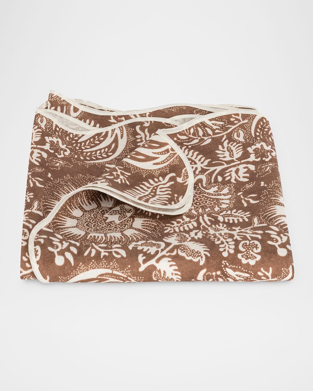 Matouk Schumacher Granada Tablecloth, 70" X 108" In Chestnut