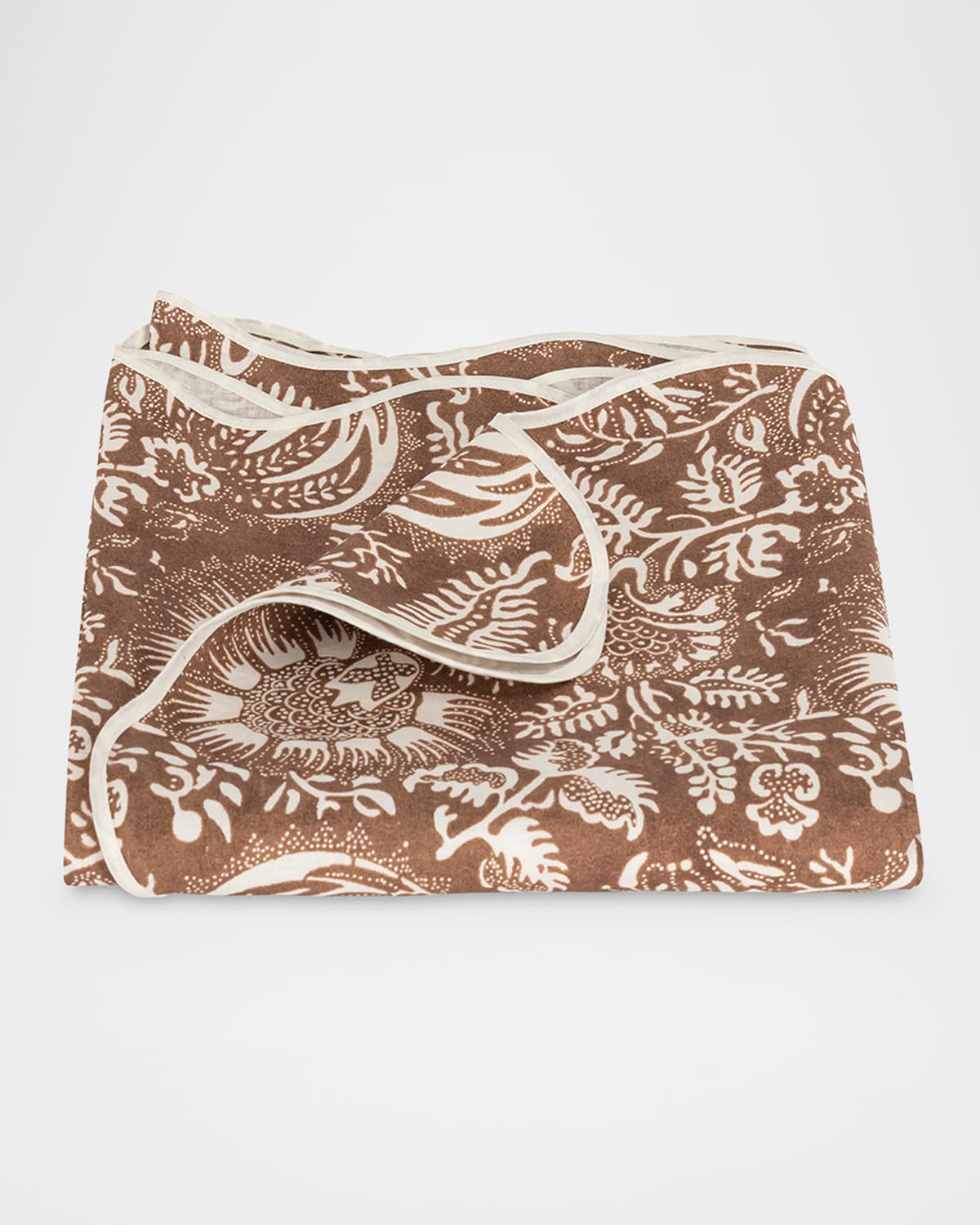 Matouk Schumacher Granada Tablecloth, 70" X 108" In Chestnut