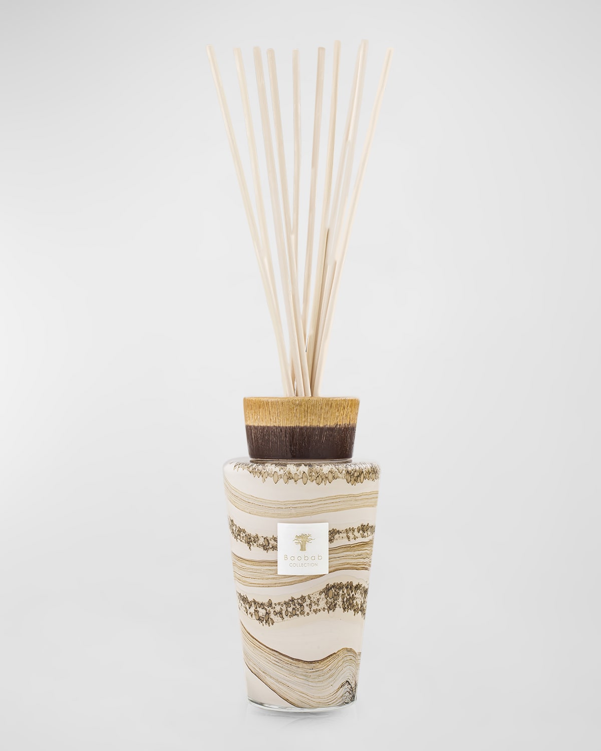 Baobab Collection Totem Sand Siloli Luxury Medium Bottle Diffuser, 67.6 Oz. In Beige