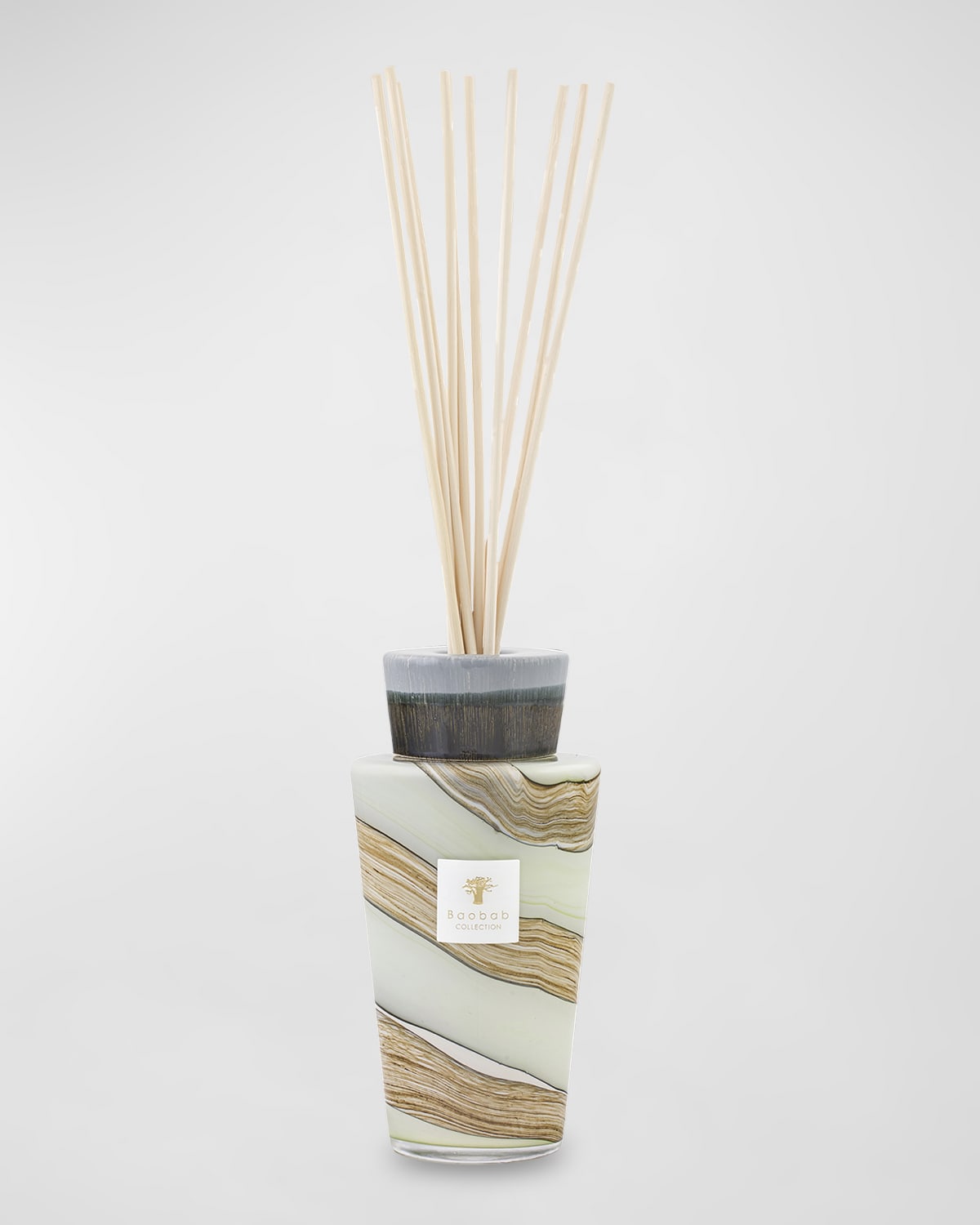 Baobab Collection Totem Sand Sonora Luxury Medium Bottle Diffuser, 67.6 Oz. In Green / Blue
