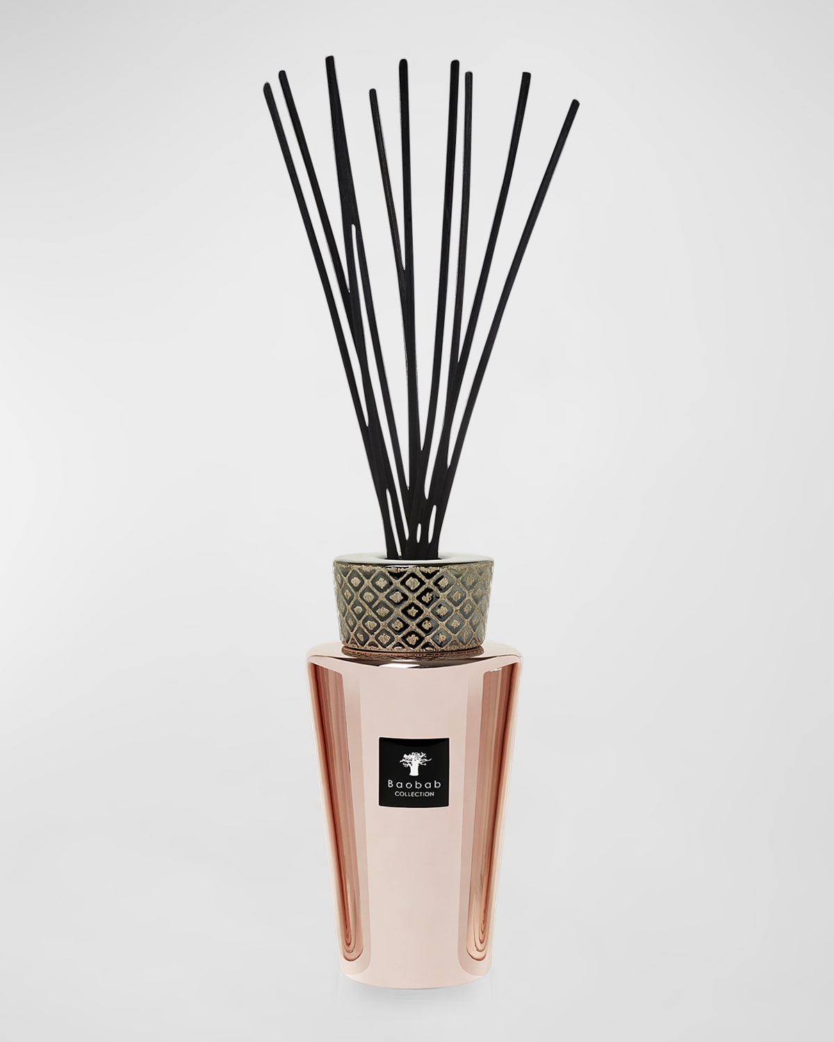 Baobab Collection Totem Roseum Luxury Medium Bottle Diffuser, 67.6 Oz. In Shiny Pink Gold