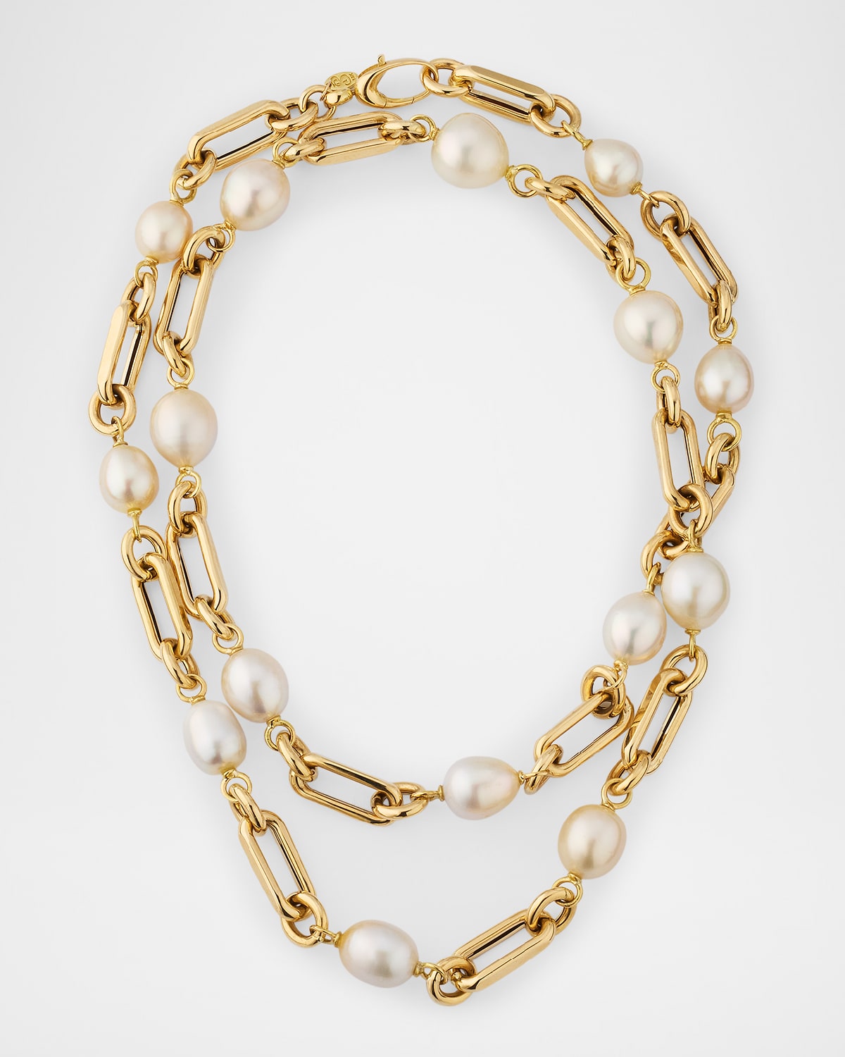 Amalfi Coast 18K Yellow Gold South Sea Pearl Necklace