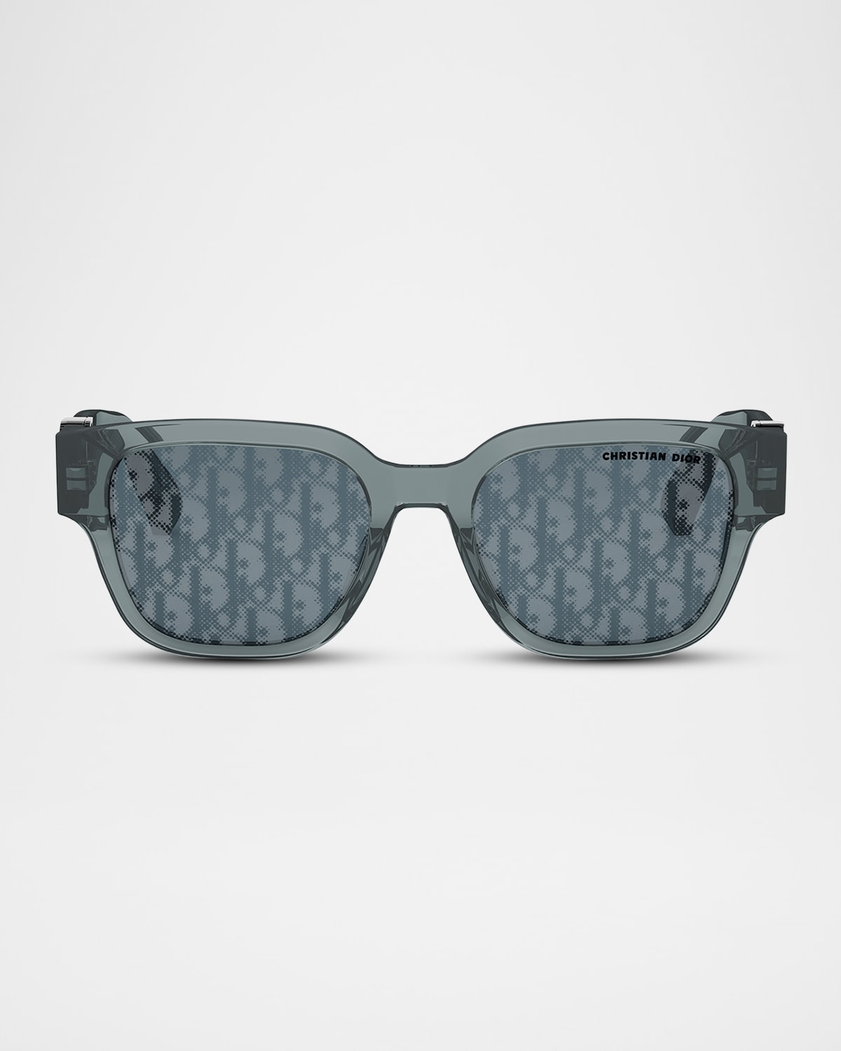 Dior Oblique S2i 52mm Rectangular Sunglasses In Sblublumr