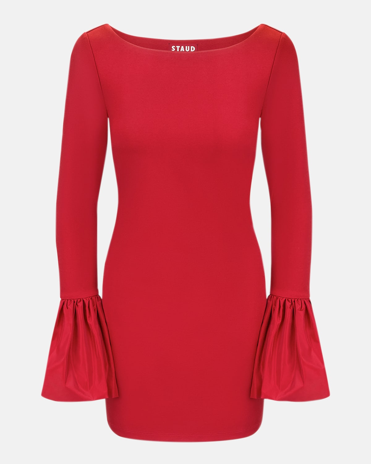 Staud Hawthorne Dress In Rouge In Rouge